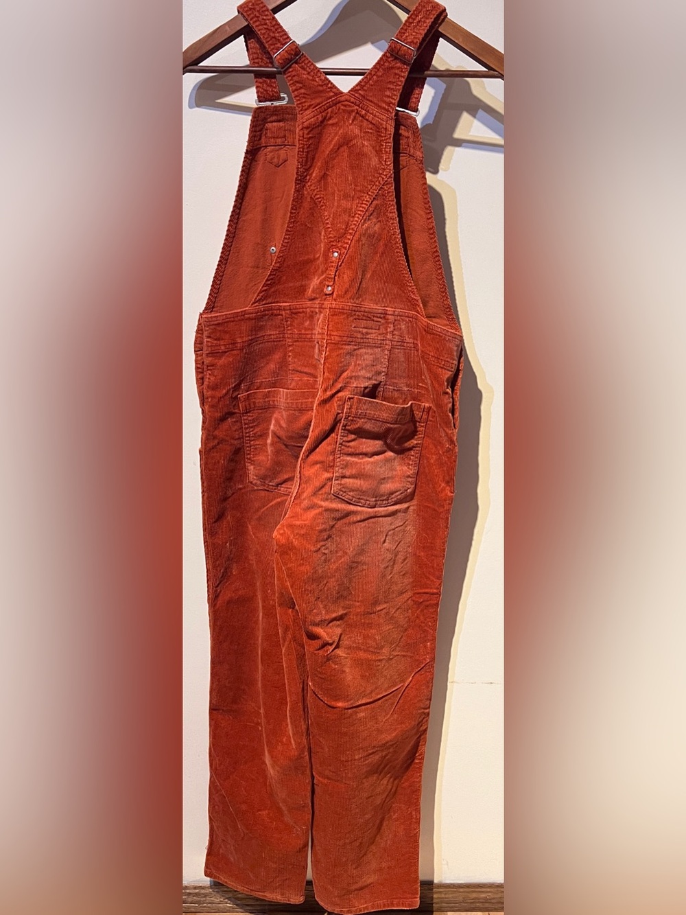 Anthropology The Wanderer Corduroy Overalls by Pilcro Red Size 29 - Picture 5 of 5